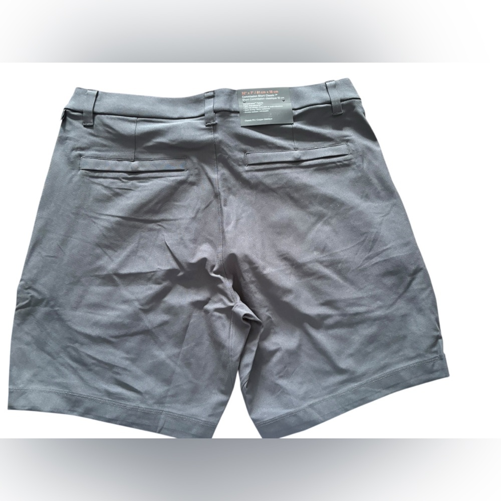 Lululemon Athletica Slate Gray Flat Front Shorts - Picture 9 of 13